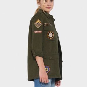 Willow + clay military jacket